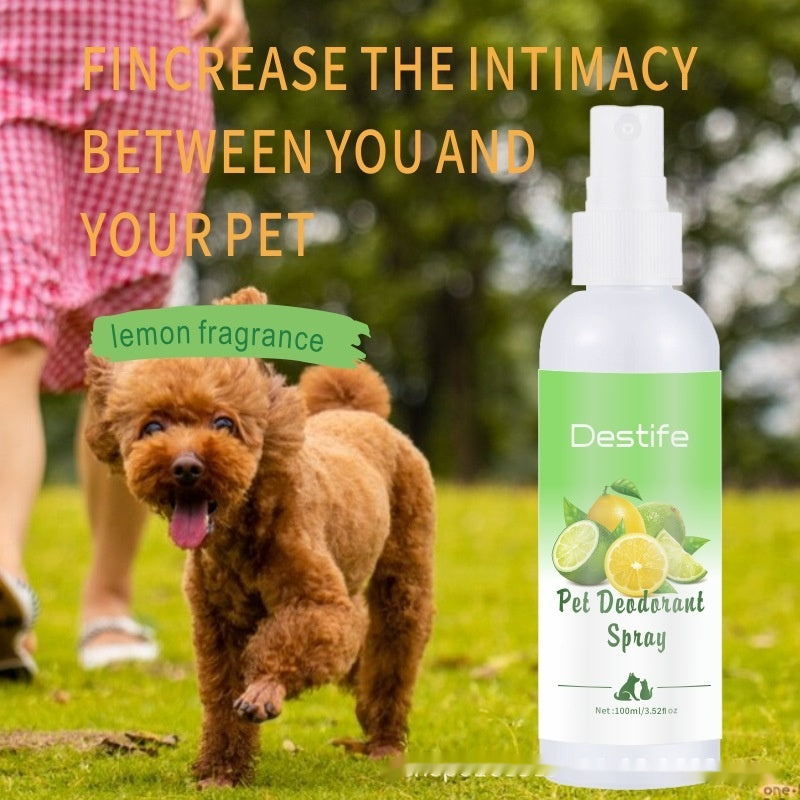Pet Cat And Dog Beauty Cleaning Deodorant Aromatherapy Spray