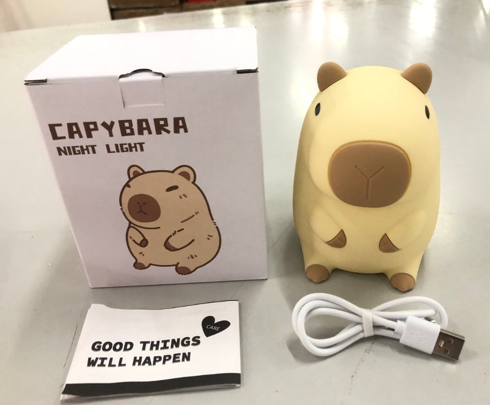 Cute Capabala Small Night Lamp Decoration For Girls Girlfriends Creative Practical Birthday Gift
