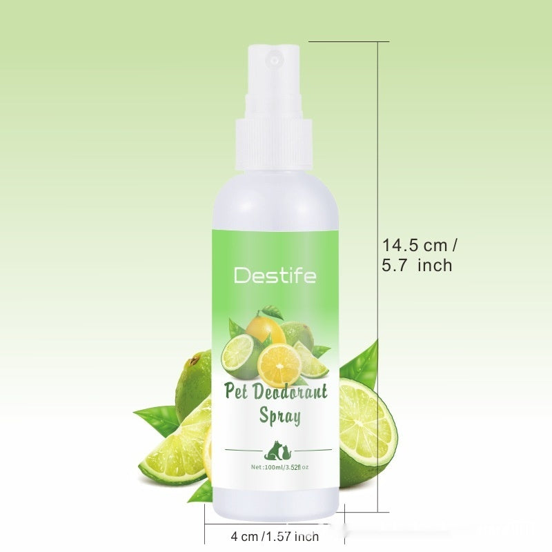 Pet Cat And Dog Beauty Cleaning Deodorant Aromatherapy Spray