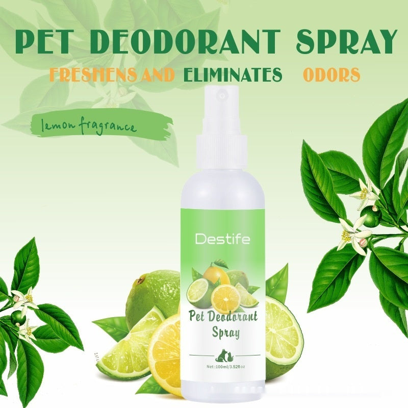 Pet Cat And Dog Beauty Cleaning Deodorant Aromatherapy Spray