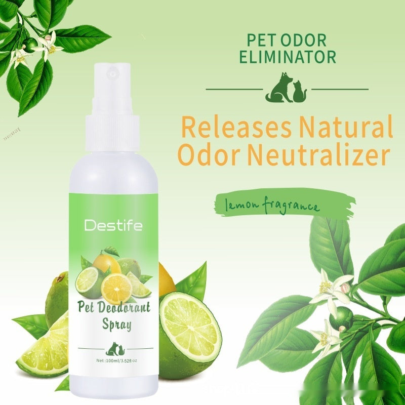 Pet Cat And Dog Beauty Cleaning Deodorant Aromatherapy Spray
