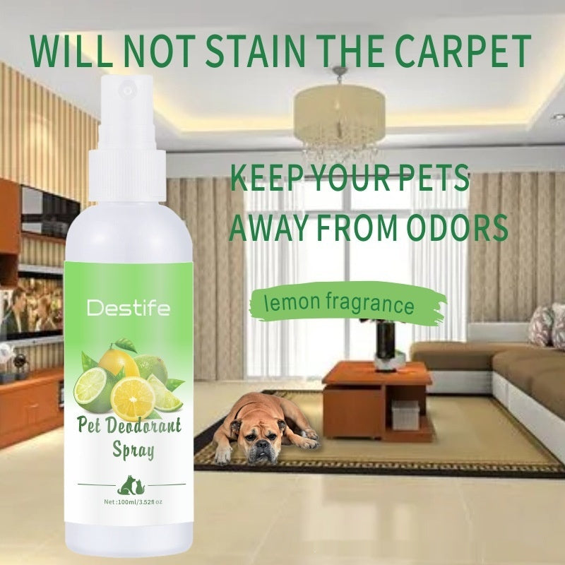 Pet Cat And Dog Beauty Cleaning Deodorant Aromatherapy Spray
